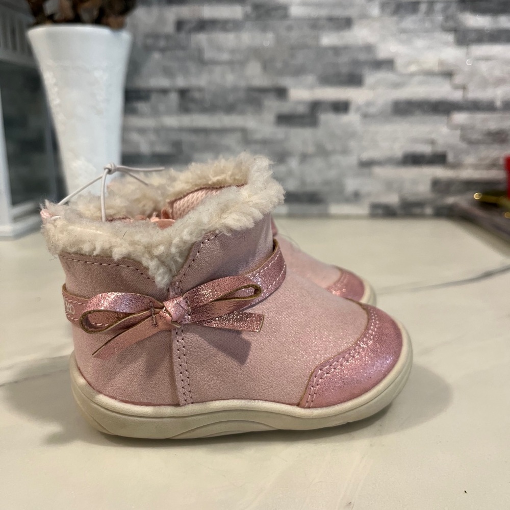 Stride Rite Zina Boot Pink Sz 4